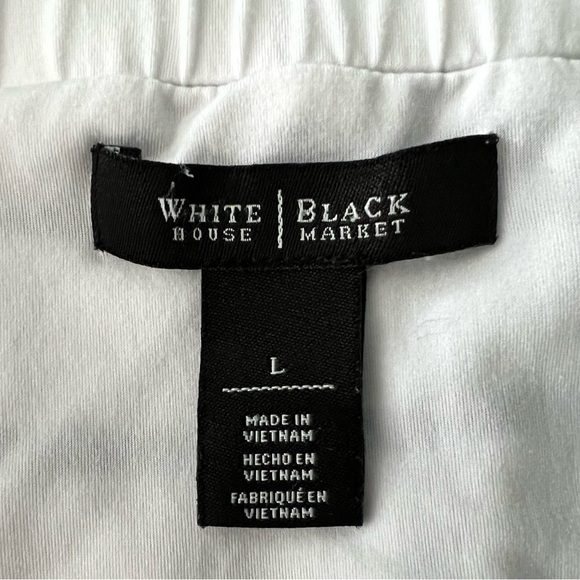 White House Black Market Strapless Black and White Sundress - Picture 2 of 2